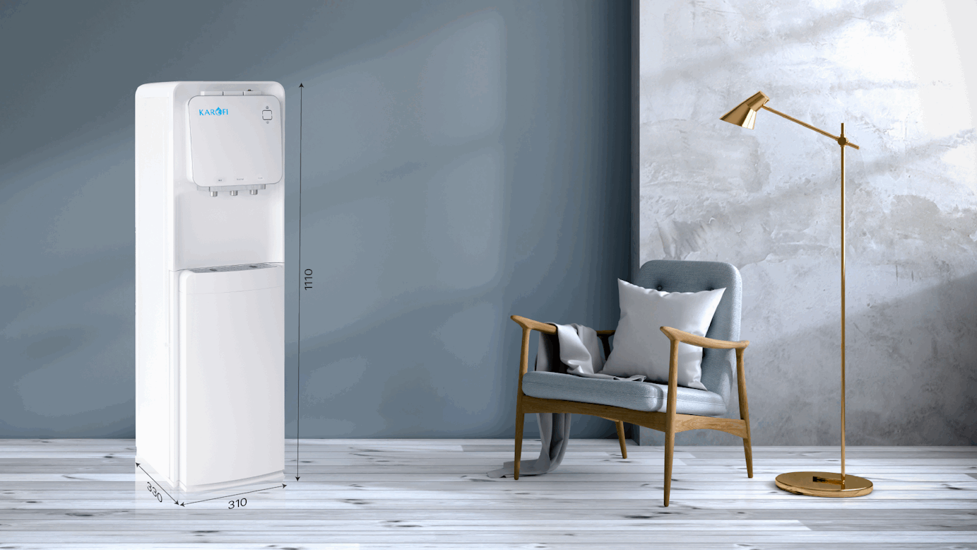 Cây nước nóng lạnh Karofi HC19 thiết kế hiện đại